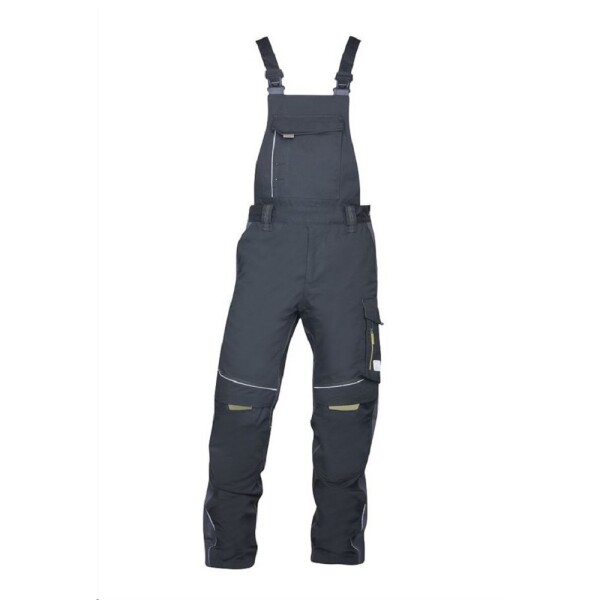 Montérkové kalhoty URBAN H6411 s laclem pánské černo-šedé 58 černo-šedé