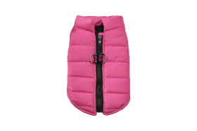 Color Rainy - Obleček pro psa na zip | Stylová ochrana v deštivém počasí Barva: Růžová, Délka zad (cm): 52, Obvod hrudníku: 58 - 62 cm