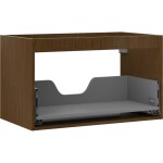 MEXEN - Box-A skříňka pro umyvadlo 80, 1 šuplík, ořech 91AX0-0800-470-1-86