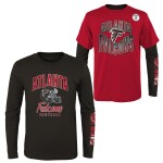 Outerstuff Dětské tričko Atlanta Falcons NFL Game Day 3-in-1 Combo Shirt (YOUTH)