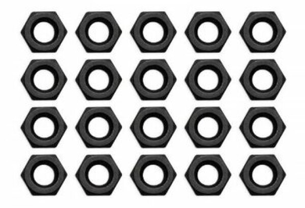 EKWB EK-Loop Nuts Set M4 Black (20pcs) (3831109898024)