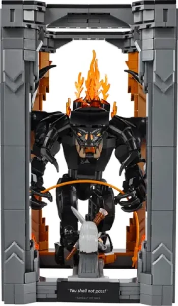 LEGO® Icons 10367 Knižní zarážka: Pán prstenů – Balrog™