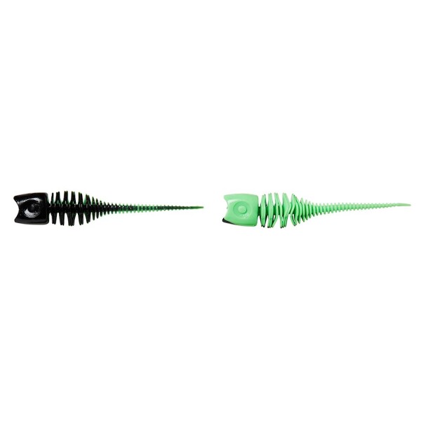 DAM Gumová Nástraha Effzett Garlic Trout 6cm 10ks - UV Green/Black,DAM Gumová Nástraha Effzett Garlic Trout 6cm 10ks - UV Green/Black