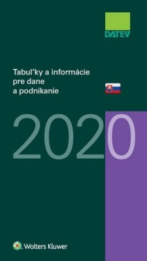 Tabuľky informácie pre dane podnikanie 2020