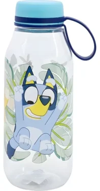STOR Láhev na pití Bluey 460 ml / Láhev na pití / Ecozen / S držákem na víčku / Bez BPA (50682)
