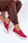 Dámské slip-on tenisky Big Star – fuchsiové Velikost: 36