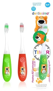Dentissimo Kids Timer 3-6 let / Zubní kartáček / měkké štětiny