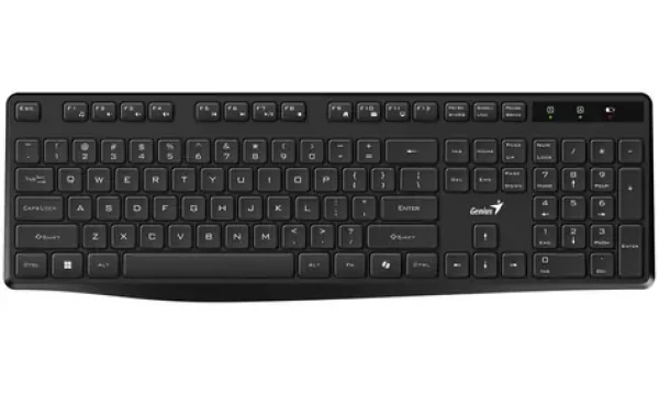 Genius KB-7200 černá / Bezdrátová klávesnice / USB 2.4 GHz / Copilot / CZ+SK layout (31320002409)