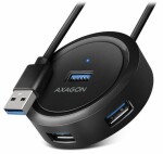 AXAGON HUE-P1AL černá / USB hub / 4x USB-A 3.0 (HUE-P1AL)