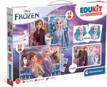 Edukit Frozen 4v1 (pexeso, 48 + 30 puzzle, 6 kostek)