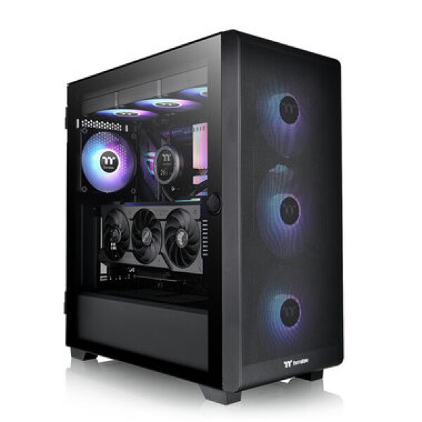 THERMALTAKE S250 ARGB černá / E-ATX / 2x USB-A 3.0 / 4x 120mm RGB / bez zdroje / průhledná bočnice (CA-1Y6-00M1WN-00)