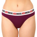 Dámské tanga 3Pack 00SE0K-0EAXL-E6463 žluté,černé, fialové - Diesel M