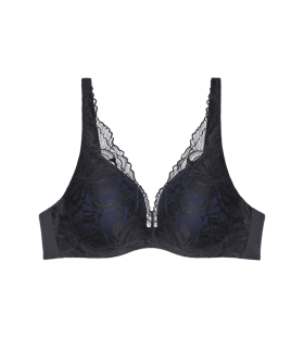 Dámská podprsenka Body Make-Up Illusion Lace WP - BLACK - černá 0004 - TRIUMPH BLACK 90B