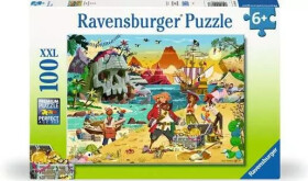 Puzzle Dobrodružství pirátů 100 dílků