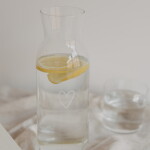 Eulenschnitt Skleněná karafa na vodu Heart 1 l, čirá barva, sklo