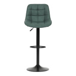 Barová židle, zelená, látka,AUB-V3066 GRN3