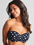 Vrchní díl plavek Swimwear Anya Riva Spot Bandeau Bikini navy/vanilla SW1453 75E