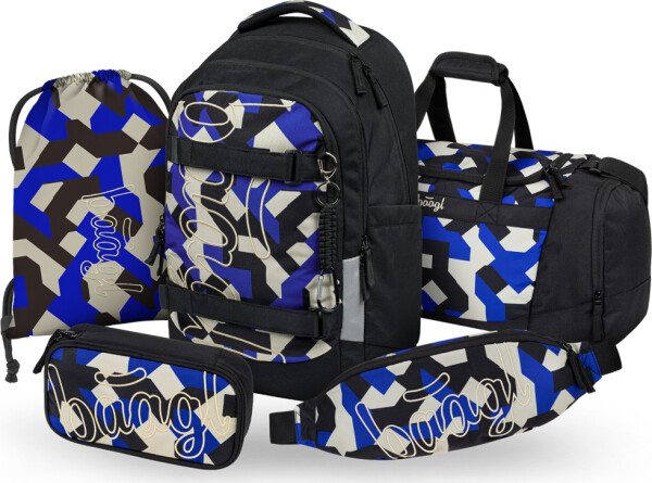 5 SET Skate Max Variety: batoh, penál, sáček, sportovní taška, ledvinka GRS