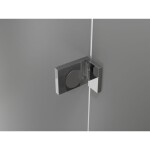 MEXEN/S - Lunar L sprchové dveře křídlové levé 140, transparent, chrom 834SL-140-050-01-00-L