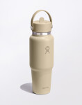 Hydro Flask Wide Mouth Travel Bottle with Flex Straw Cap 32 oz (946 ml) Oat