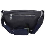 Trendy dámská koženková ledvinka Pentti, tmavě modrá