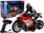 Mamido Motorka na dálkové ovládání R/C Racer 35m červená
