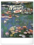 Nástěnný kalendář 2025 Claude Monet, 30 34 cm