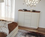 LB BOHEMIA, s.r.o. Komoda Bohemia oboustranně oblá ROZMĚR: (š/v/h) 150 x 100 x 40 cm (TYP 408 OO)