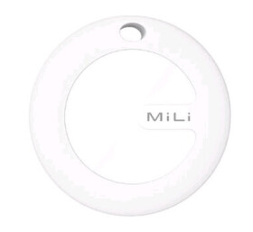 MiLi MiTag bílá / Bluetooth lokalizační čip / IPX67 / spolupracuje s Apple Find My (MI-HD-P16-WH)