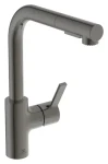 Ideal Standard Gusto Magnetic Grey / Dřezová baterie / výsuvná sprška / pákové ovládání / Easy Fix (BD420A5)