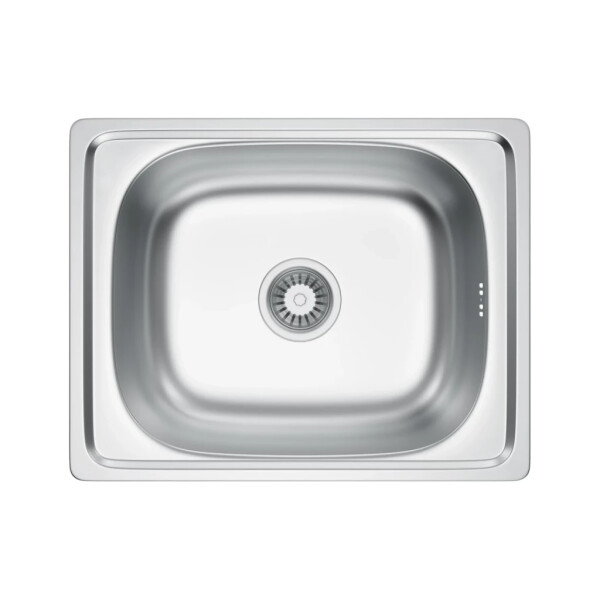 VELAZO - Kuchyňský ocelový dřez Satin 40 × 50 se sifonem VELAZ4050S