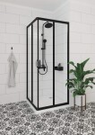 DEANTE - Cubic bílá - Akrylátová sprchová vanička, čtvercová, 80x80 cm KTK_042B