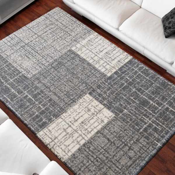 DumDekorace DumDekorace Univerzální moderní koberec šedé barvy