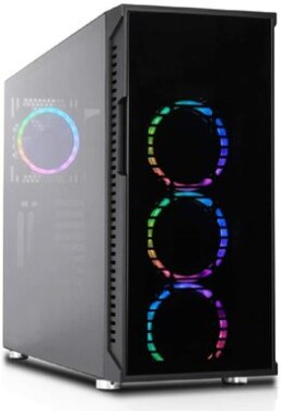 Nanoxia Deep Silence A-RGB / ATX / 2x USB 2.0 + 3x USB 3.0 + 1x USB-C / RGB osvětlení (343386)