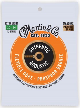 Martin Authentic Acoustic Flexible Core 92/8 Phosphor Bronze Custom Li