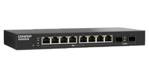 QNAP QSW-L2110-10T / Switch / 8x 2,5GbE RJ45 / 2x 10GbE RJ45 / Lite Managed (QSW-L2110-10T)