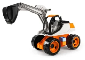 LENA GIGA TRUCKS Bagr 63 cm oranžovo-béžová