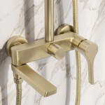 REA - Sprchový set PREMIUM Maxim Brush Gold REA-P7065