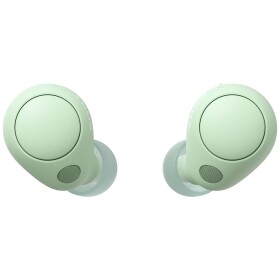 Sony WFC700NG.CE7 Hi-Fi špuntová sluchátka Bluetooth® stereo šalvějově zelená Potlačení hluku Nabíjecí pouzdro, odolné vůči potu, regulace hlasitosti
