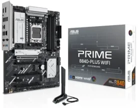 ASUS PRIME B840-PLUS WIFI / B840 / 4x DDR5 / 1x 2.5GLAN / Wi-Fi 6E / ATX (90MB1IZ0-M0EAY0)