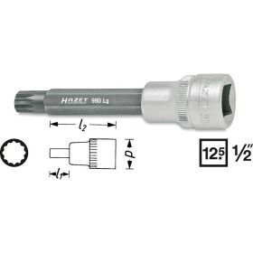 Hazet 990LG-14 nástrčný klíč 1/2 990LG-14