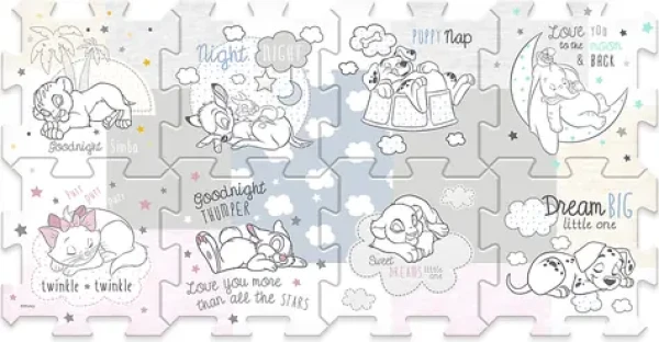 Trefl - Puzzle - Pěnové puzzle Disney postavičky