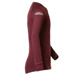 Dětské termo triko Progress MB TDRD merino-bamboo s dlouhým rukávem švestka/meruňka