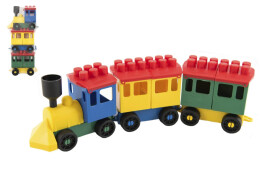 Stavebnice Lori 7 vlak + 2 vagónky - LEGO®