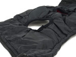 Rainy obleček pro psa na zip Barva: Černo-oranžová, Délka zad (cm): 69, Obvod hrudníku: 88 - 94 cm