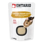Ontario Cat Soup Polévka kuřecí se sýrem a zeleninou 40g (213-3134)