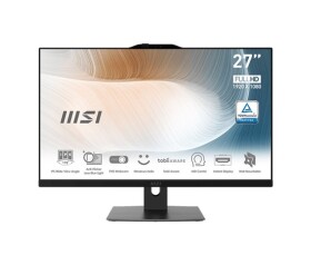 MSI AIO Modern AM272P 1M-1294XEU, Intel Core 5 120U, 27‘‘ FHD, Anti-Glare, 16GB, 512GB SSD, N/A, N/A, White EDF_2666551
