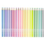 Trojhranné pastelky Easy Kids 24 ks pastelové barvy