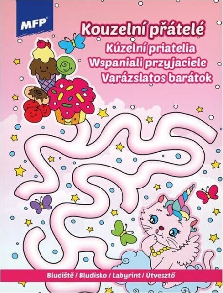 Omalovánky - Bludiště Kouzelní přátelé 210x276/32s