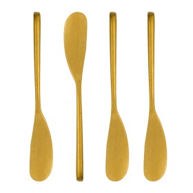 Nicolas Vahé Sada nožů na máslo Antique Gold – 4 ks, zlatá barva, kov